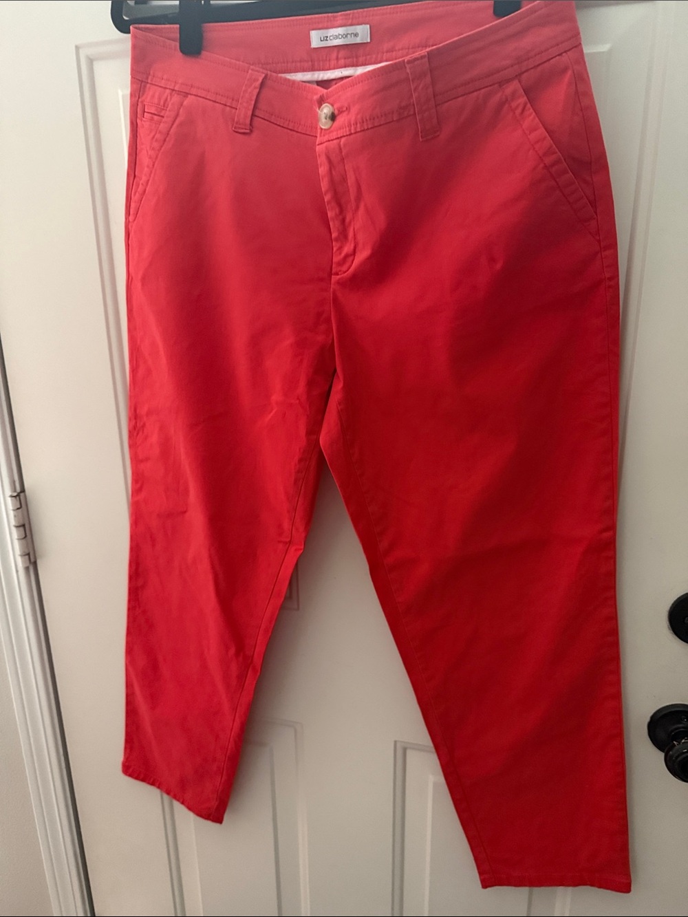 Liz Claiborne Poppy Red Chino Pants